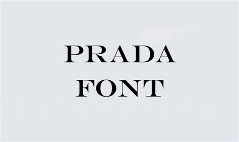 vintage prada script font|Prada Font and Logo FREE Download .